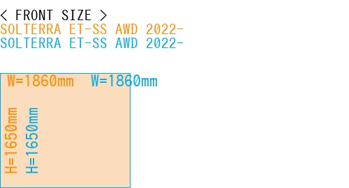 #SOLTERRA ET-SS AWD 2022- + SOLTERRA ET-SS AWD 2022-